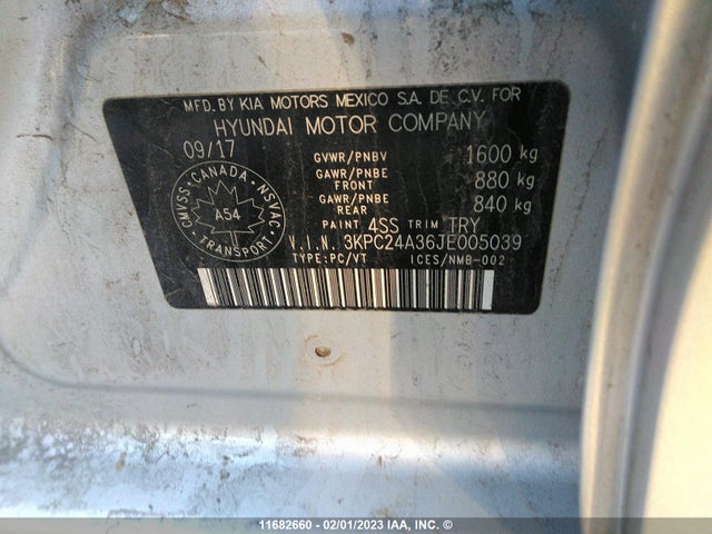 Hyundai Accent Sel 2018 3KPC24A36JE005039 Image 10