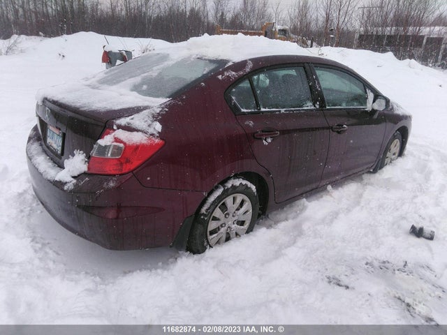 Honda Civic Lx 2012 2HGFB2E46CH014725 Image 5