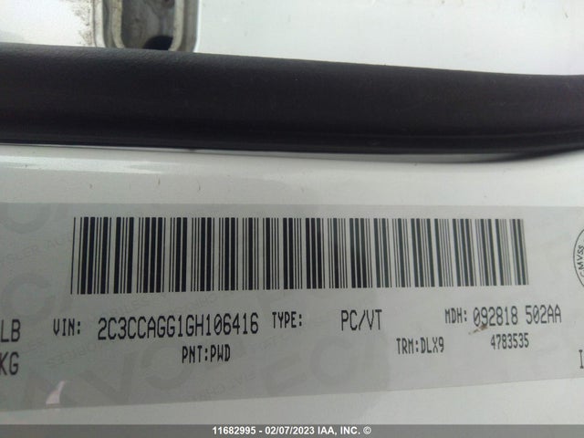 2C3CCAGG1GH106416 Chrysler 300 S