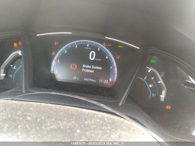 Honda Civic Lx 2019 2HGFC2F56KH025436 Image 10