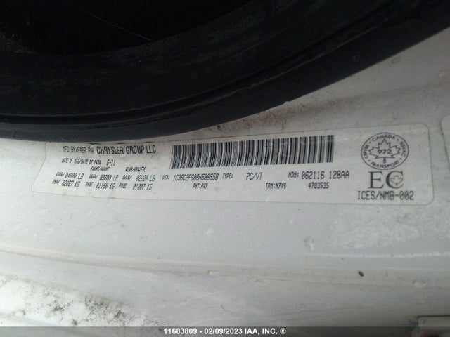 1C3BC2FG0BN596558 Chrysler 200 Limited