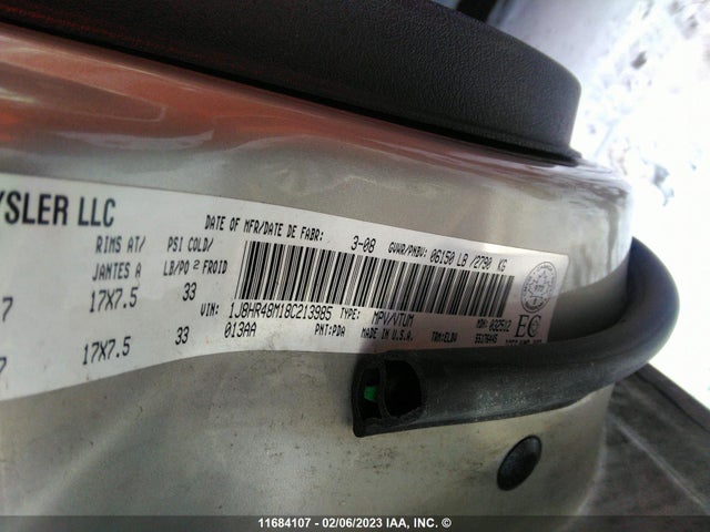 Jeep Grand Cherokee Laredo 2008 1J8HR48M18C213985 Image 10