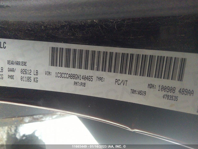 Chrysler 200 Limited 2016 1C3CCCAB8GN140465 Image 10