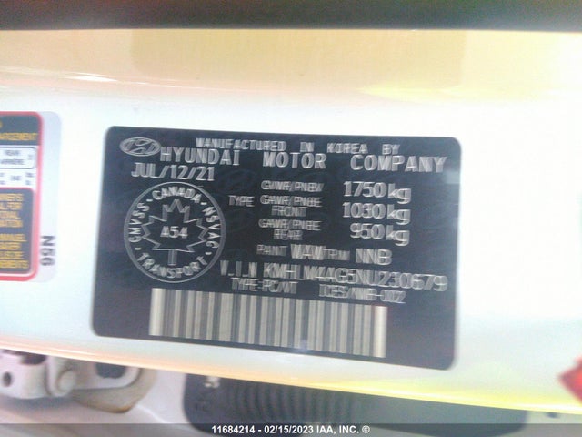 Hyundai ELANTRA SEL 2022 KMHLM4AG5NU230679 Image 9