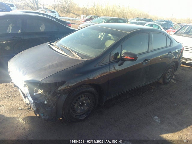 Honda Civic Lx 2014 2HGFB2F48EH035352 Image 2