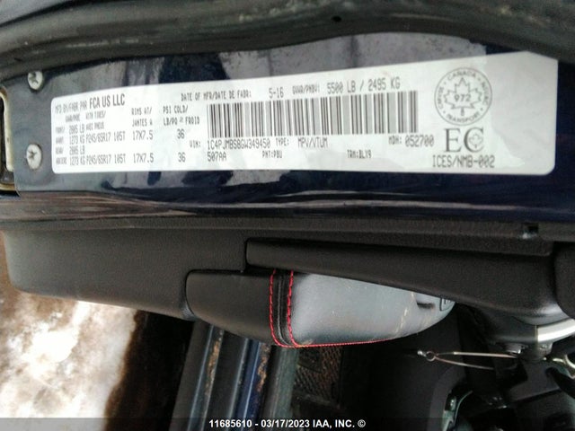1C4PJMBS8GW349450 Jeep Cherokee Trailhawk