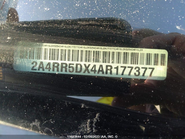 2A4RR5DX4AR177377 Chrysler Town & Country Touring