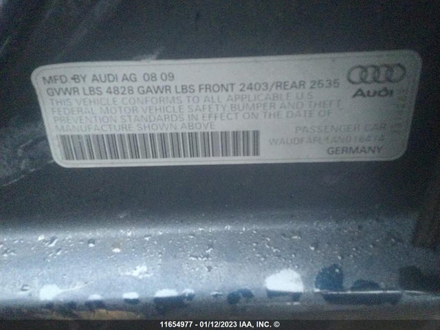 WAUDFAFL1AN016474 Audi A4 PREMIUM