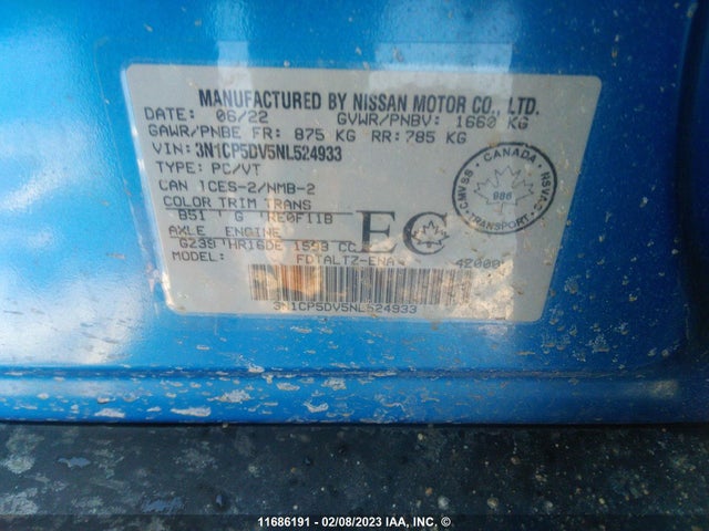 Nissan KICKS SR 2022 3N1CP5DV5NL524933 Image 10