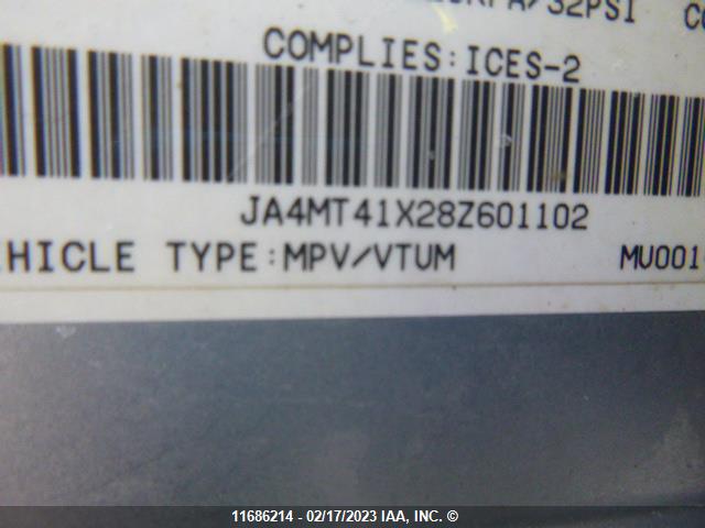 JA4MT41X28Z601102 Mitsubishi Outlander Xls