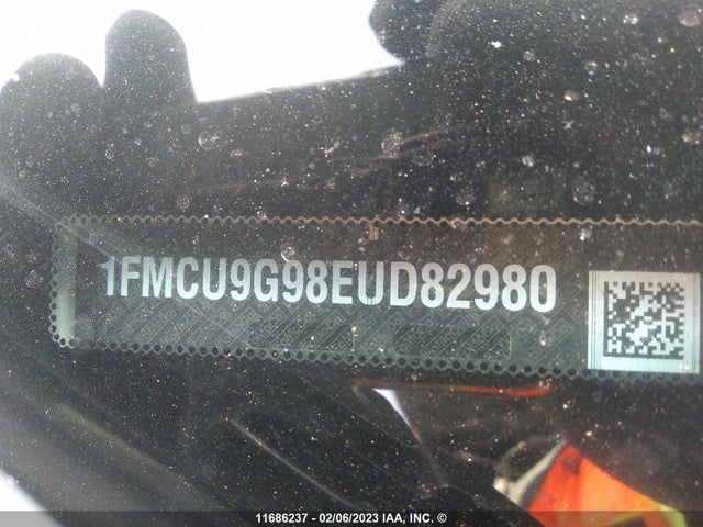 Aukcja sprzedaży 2014 Ford Escape Se, vin: 1FMCU9G98EUD82980, numer aukcji: 11686237