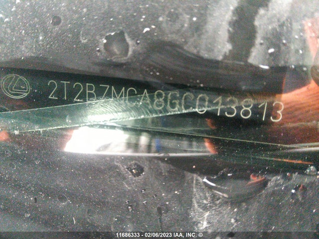 2T2BZMCA8GC013813 Lexus Rx 350/base/f Sport