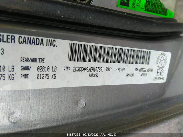 2C3CCAAGXEH107201 Chrysler 300