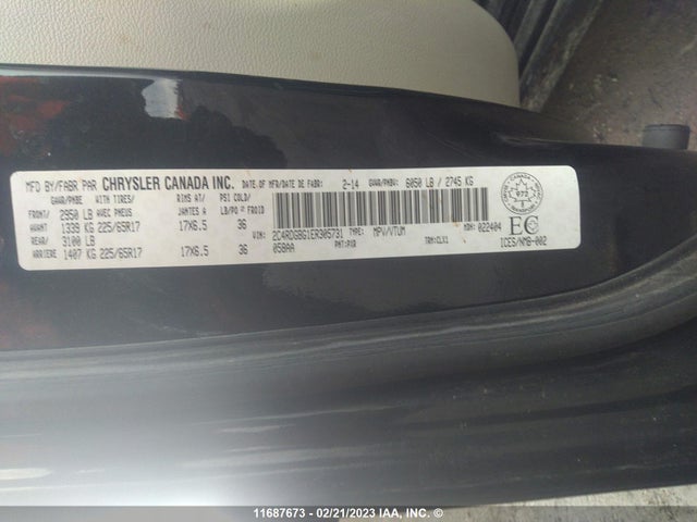 Dodge Grand Caravan Se 2014 2C4RDGBG1ER305731 Image 9