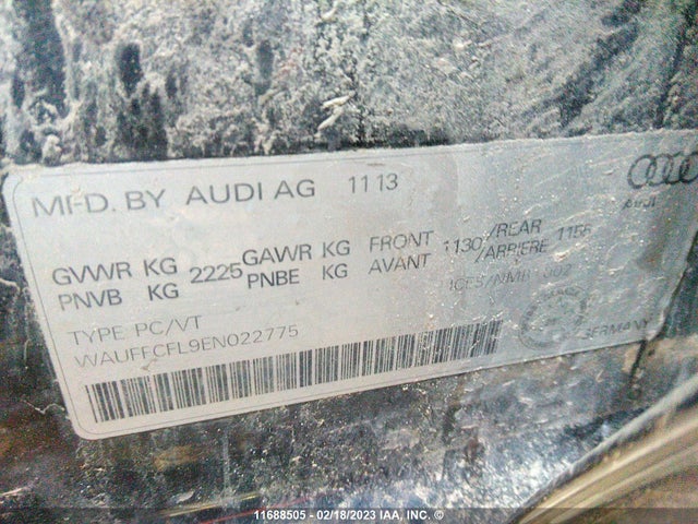 WAUFFCFL9EN022775 Audi A4 Premium Plus