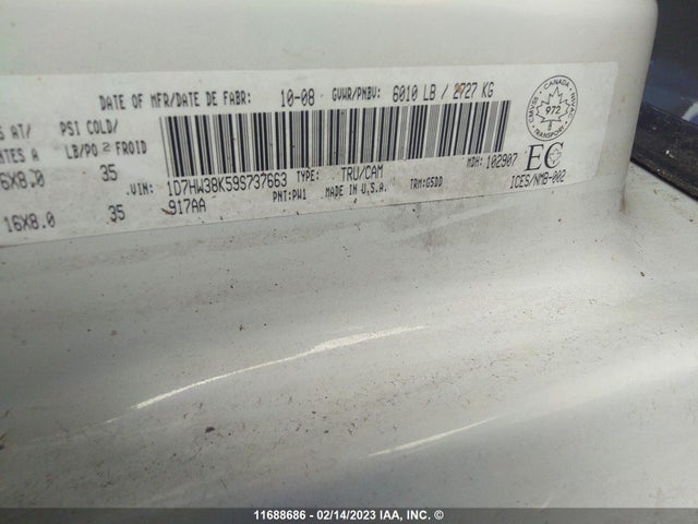 Dodge Dakota Sxt 2009 1D7HW38K59S737663 Image 11