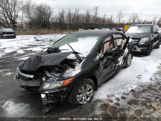 Honda Civic Lx 2012 2HGFB2F43CH051049 Image 2