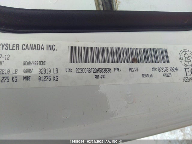 2C3CCABT2DH503830 Chrysler 300 S