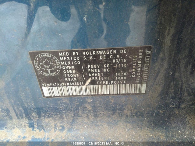 Volkswagen Golf Tdi 2015 3VWFA7AUXFM506844 Image 10