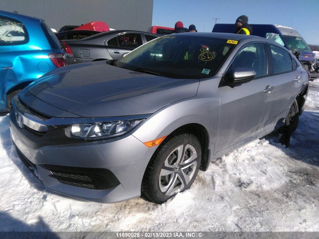 Honda Civic Lx 2018 2HGFC2F5XJH004121 Image 2
