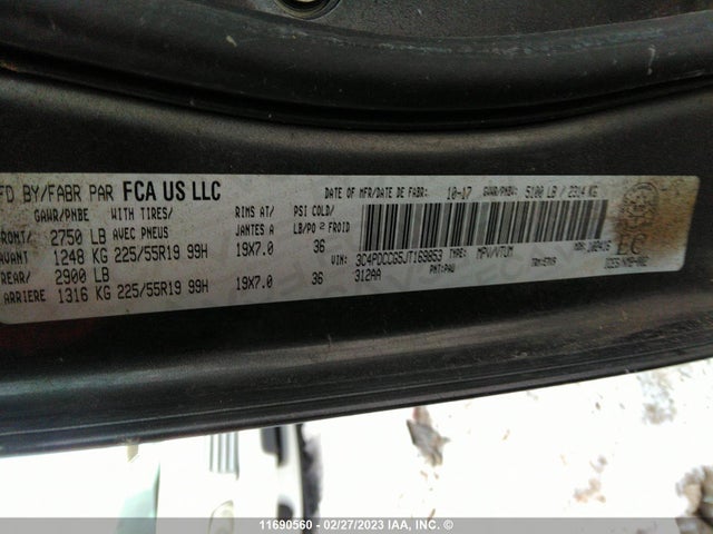 Dodge Journey Sxt/limited 2018 3C4PDCCG5JT169853 Image 11