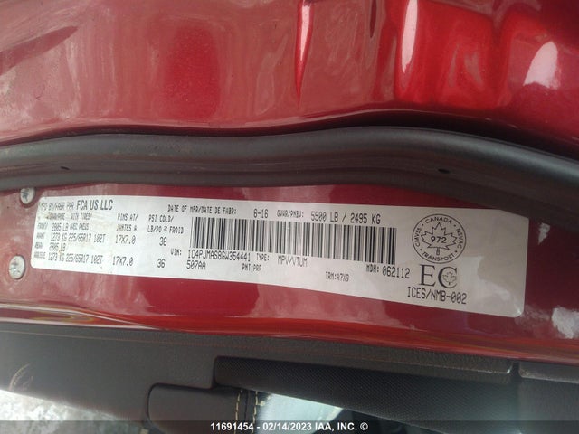 1C4PJMAS8GW354441 Jeep Cherokee Sport