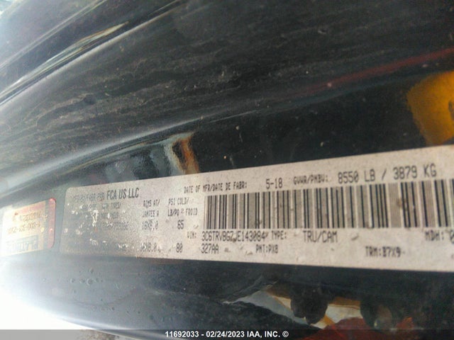 3C6TRVBG7JE143084 RAM Promaster 1500 1500 High