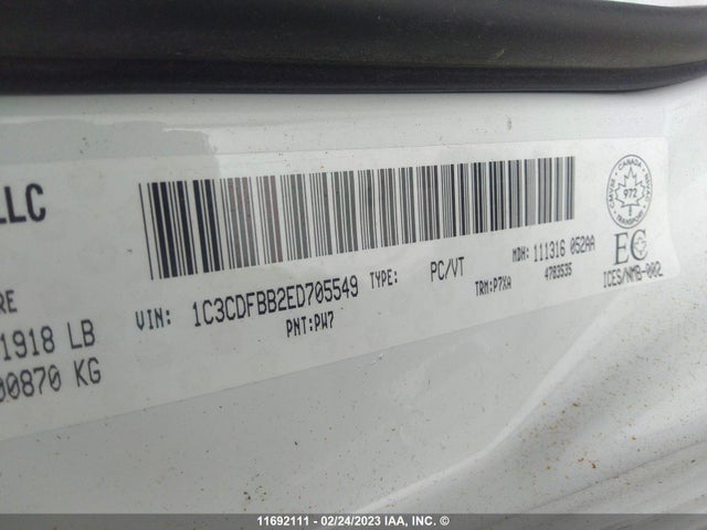 Dodge DART SXT 2014 1C3CDFBB2ED705549 Image 9