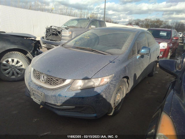 Honda Civic Lx 2013 2HGFB2E57DH014629 Image 2