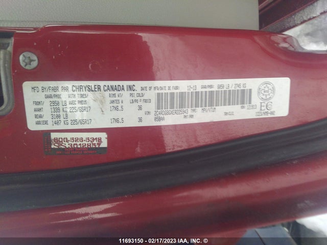 Dodge Grand Caravan Se 2014 2C4RDGBGXER225943 Image 9