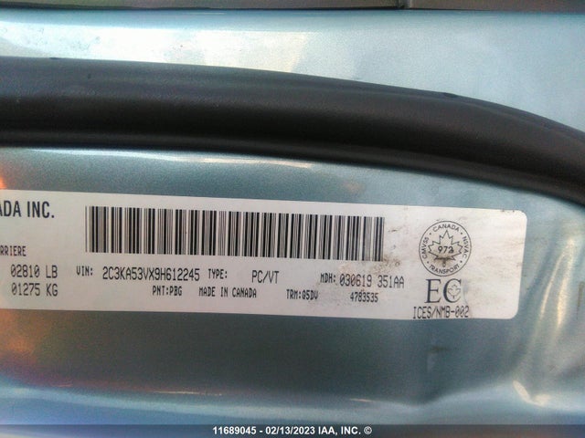 2C3KA53VX9H612245 Chrysler 300 Touring
