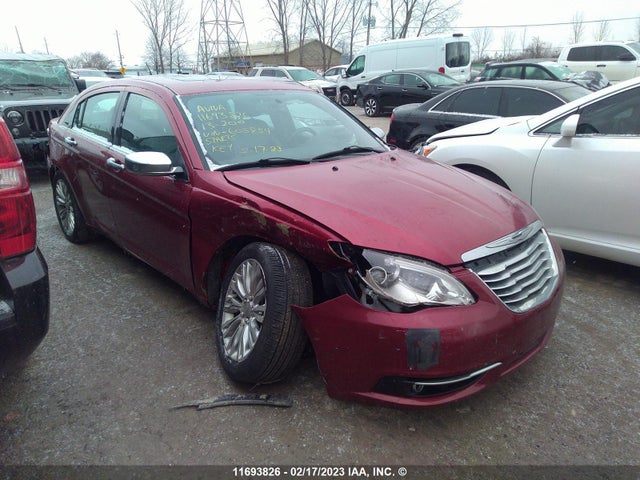 1C3CCBCG2DN605854 Chrysler 200 Limited
