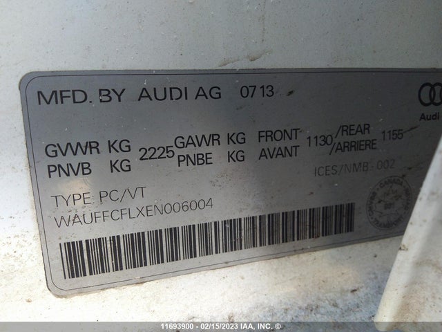 WAUFFCFLXEN006004 Audi A4 Premium Plus