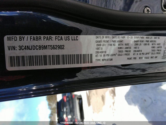 Jeep Compass Limited 2021 3C4NJDCB9MT562902 Image 10