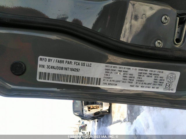 Jeep Compass Trailhawk 2022 3C4NJDDB1NT184297 Image 11