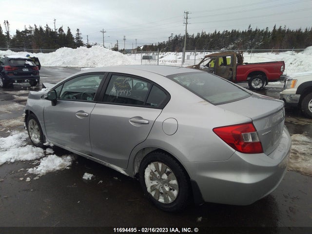 2012 Honda Civic Lx მანქანა იყიდება აუქციონზე, vin: 2HGFB2F48CH119345, აუქციონის ნომერი: 11694495