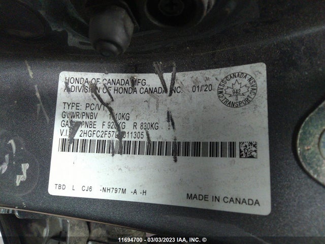 Honda k20c2 2020 2HGFC2F57LH011305 Image 29