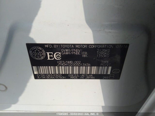 JTHCM1D23G5013436 Lexus IS 300