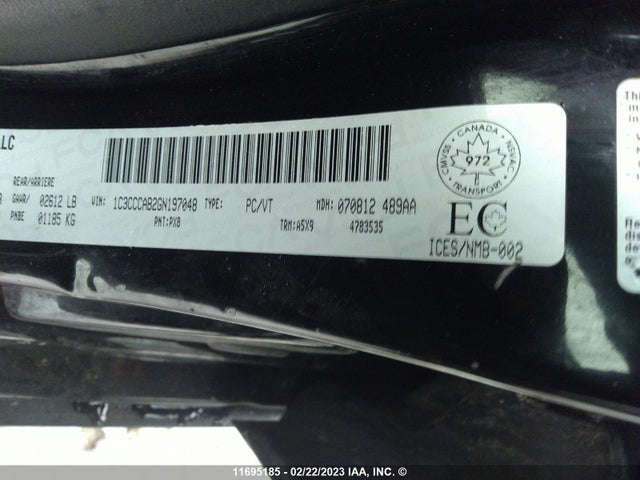 1C3CCCAB2GN197048 Chrysler 200 Limited