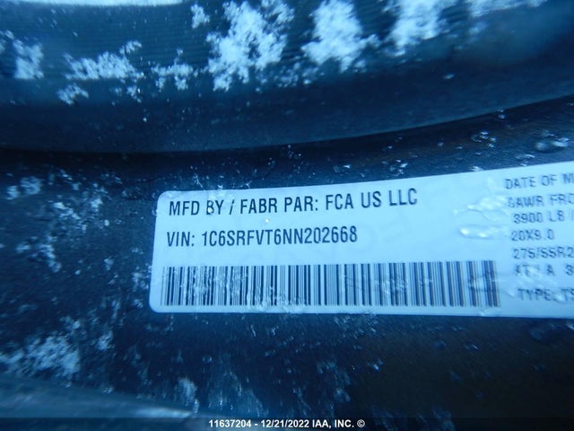 Dodge RAM 1500 2022 1C6SRFVT6NN202668 Image 9
