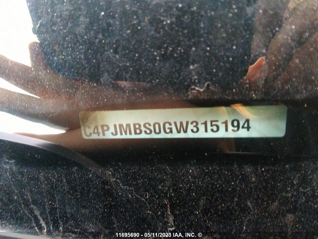 1C4PJMBS0GW315194 Jeep Cherokee Trailhawk