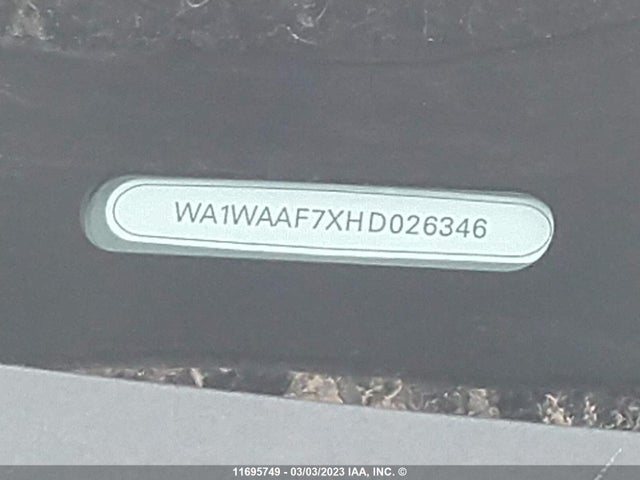 WA1WAAF7XHD026346 Audi Q7 Technik S-line
