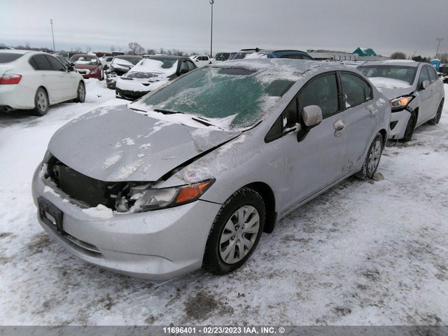 Honda Civic Lx 2012 2HGFB2F46CH058545 Image 2