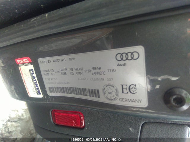 WAUANCF55KA006140 Audi A5 PREMIUM