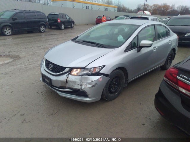 Honda Civic Lx 2015 2HGFB2F40FH054494 Image 2