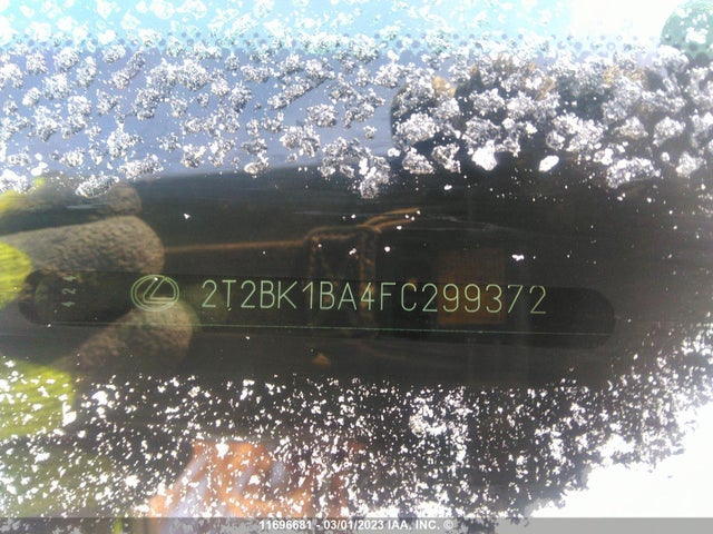 2T2BK1BA4FC299372 Lexus Rx 350/base/f Sport