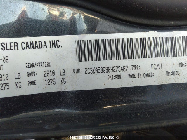 2C3KA53G38H273487 Chrysler 300 Touring