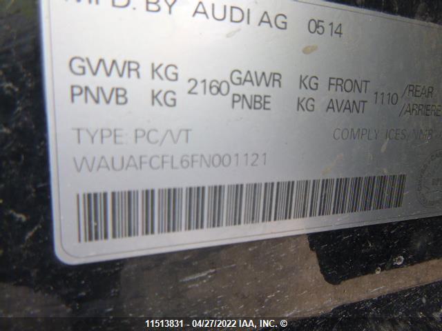 WAUAFCFL6FN001121 Audi A4 PREMIUM