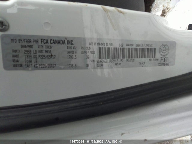 Dodge Grand Caravan Gt 2018 2C4RDGEG1JR179912 Image 10