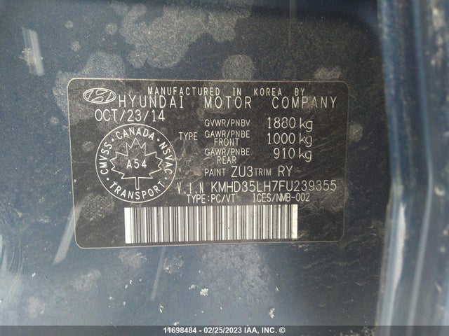 Hyundai ELANTRA GT 2015 KMHD35LH7FU239355 Image 10